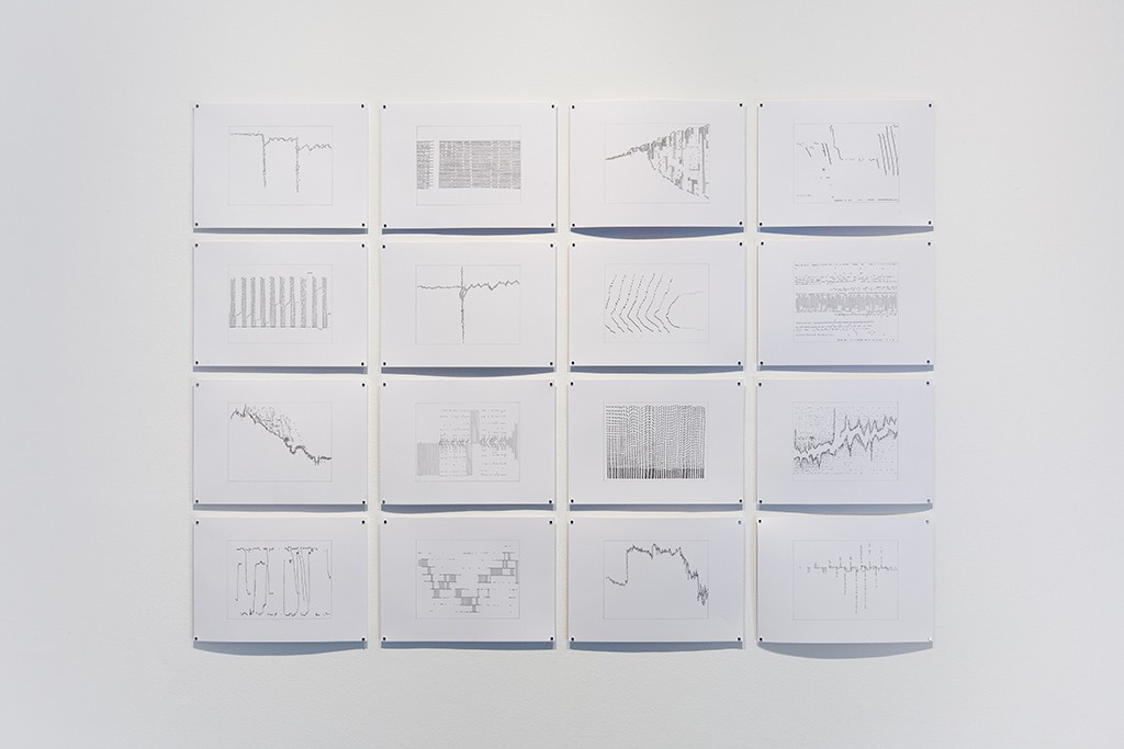 A timeframe of one second is a lifetime of trading I, Femke Herregraven (2013)